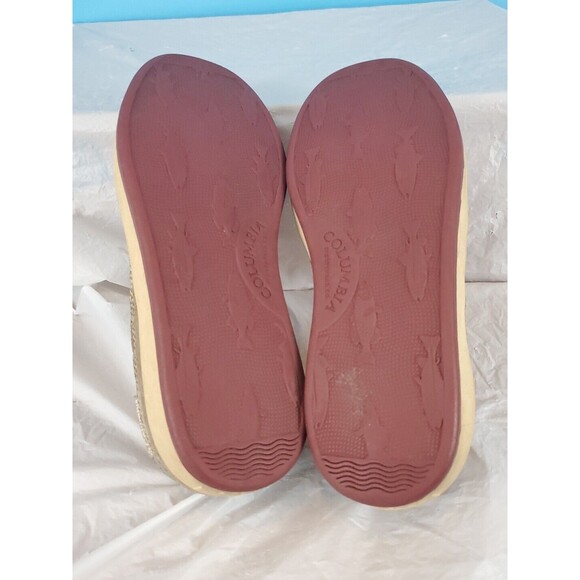 Mens 7.5 Columbia Four Fish Canvas Sneakers BM2030-250 Green - Picture 8 of 12